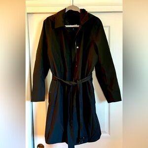 Lands End Raincoat W/Removable Lining